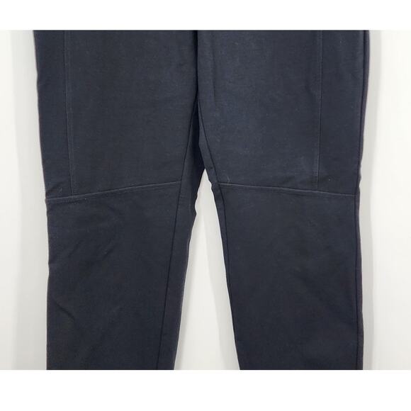 Eileen Fisher Black Pull On Pants Seamed Front Large - Picture 4 of 7